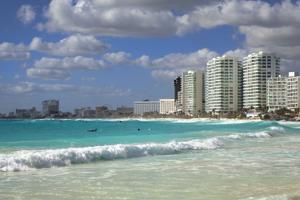 A luxury all-inclusive resort in Cancun, Mexico.